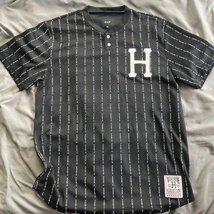 HUF - F*ck it Stripe shirt